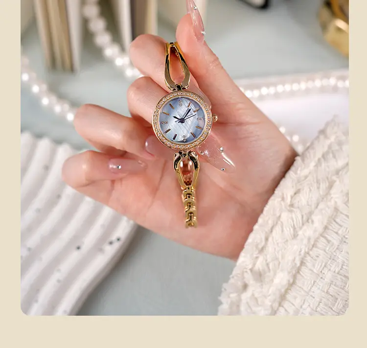 Goldie Light Diamond Studded Women's Quartz Watch — feature 18