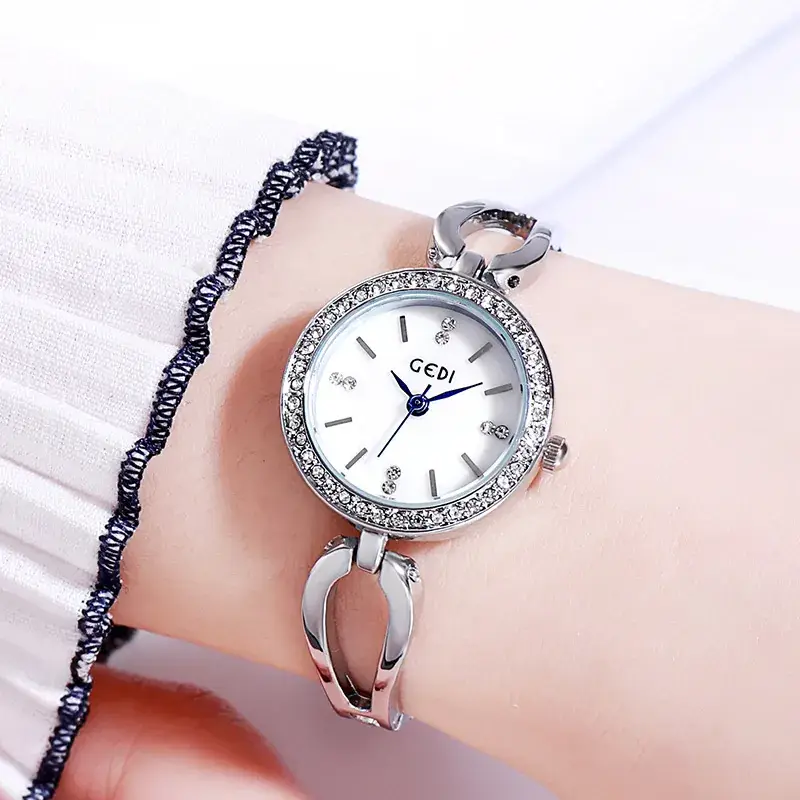 Goldie Light Diamond Studded Women's Quartz Watch - Image 2