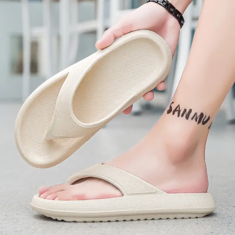 Summer Large Size Flip Flops Men's Outer Wear Flip Flops Casual Trendy Non-Slip Distinctive Fashionable Beach Sandals and Slippers - Image 4