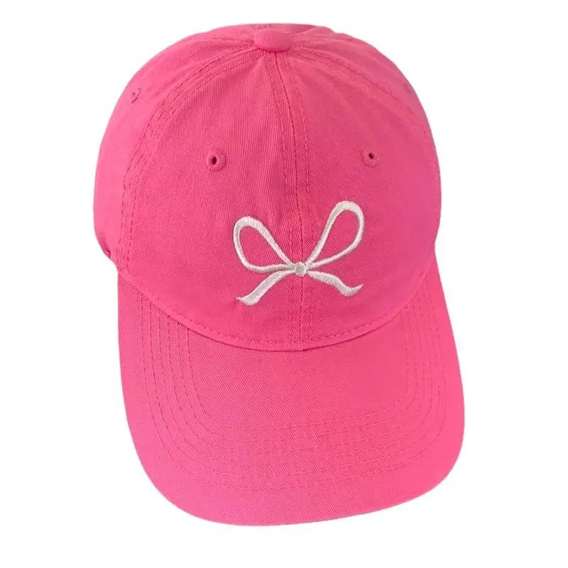 Bow Embroidered Women's Baseball Caps Summer 2024 - Image 16