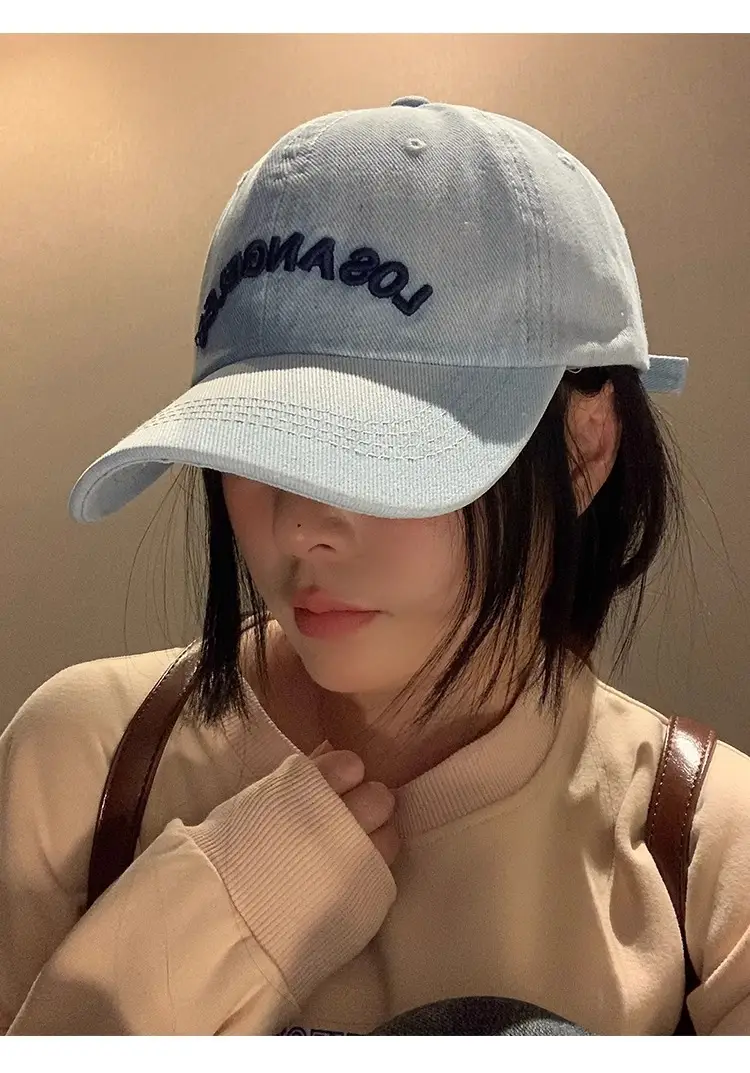 Japanese-style Denim Baseball Cap for Kids Spring Summer — feature 14