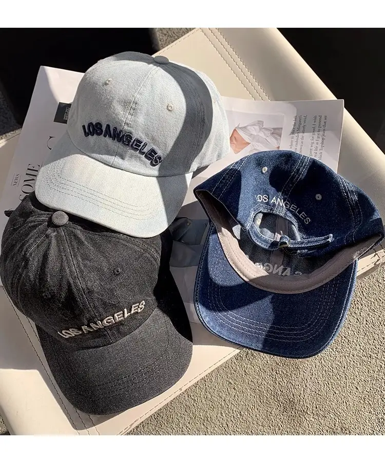 Japanese-style Denim Baseball Cap for Kids Spring Summer — feature 16