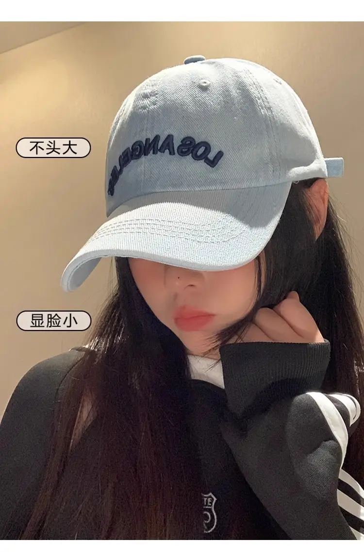 Japanese-style Denim Baseball Cap for Kids Spring Summer — feature 8
