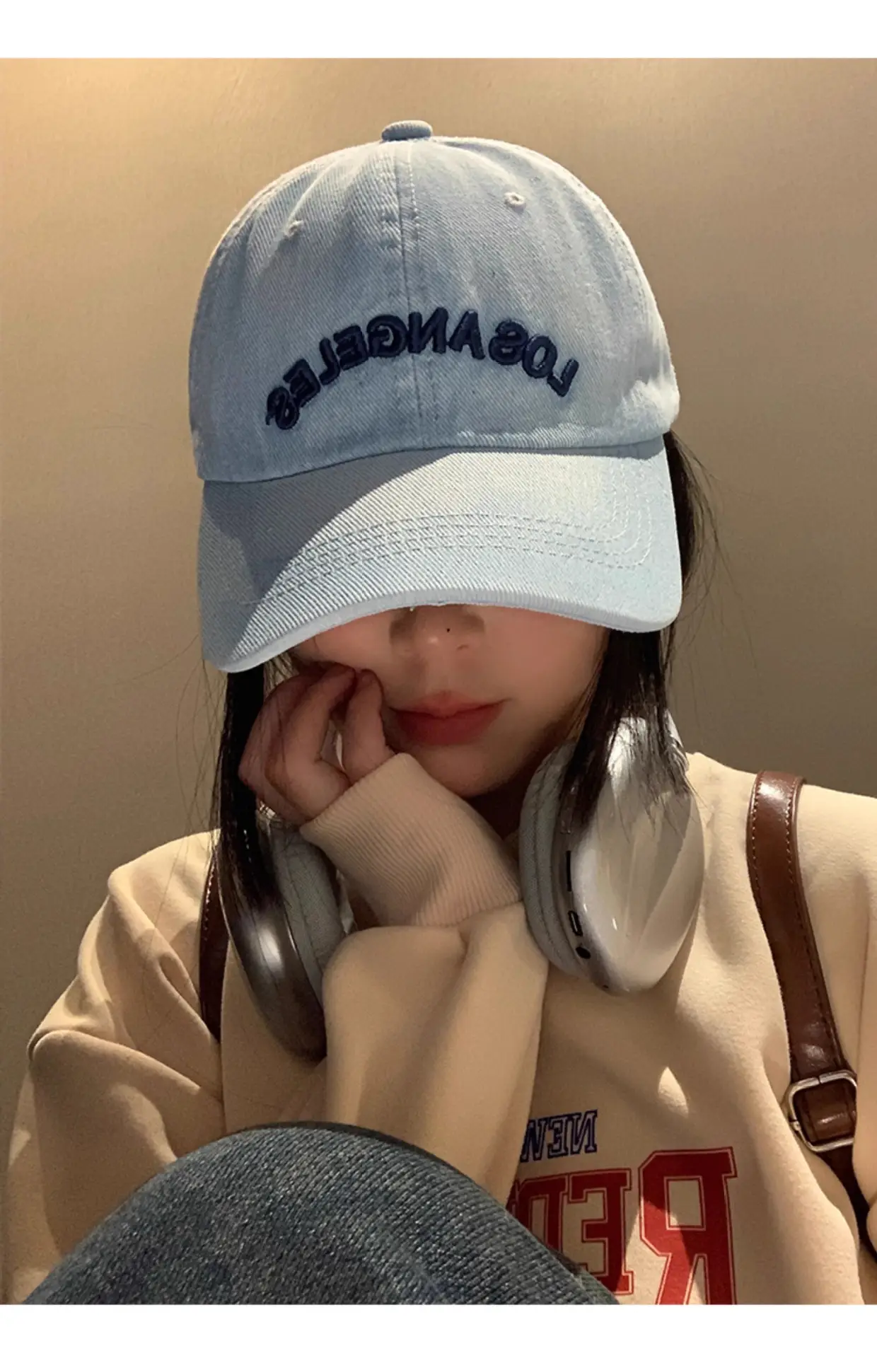 Japanese-style Denim Baseball Cap for Kids Spring Summer — feature 9
