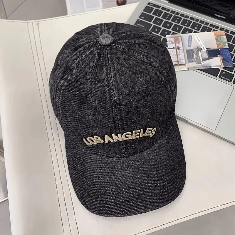 Japanese-style Denim Baseball Cap for Kids Spring Summer - Image 3