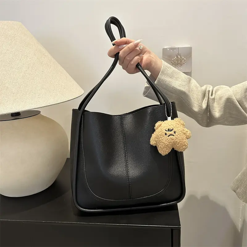 Women's Pink Leather Shoulder Bag 2024 Spring New - Image 13