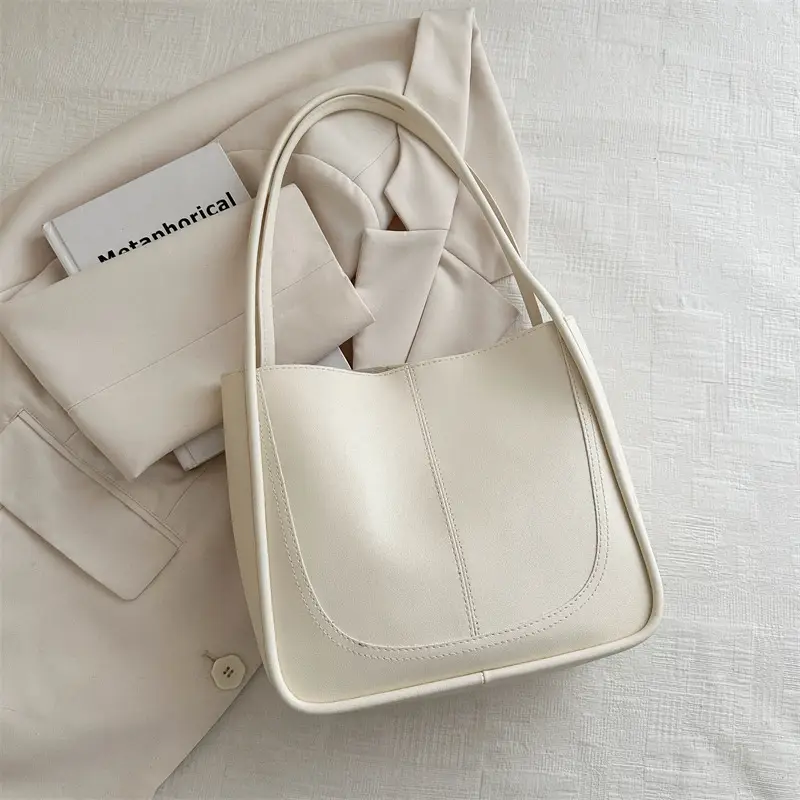 Women's Pink Leather Shoulder Bag 2024 Spring New - Image 2