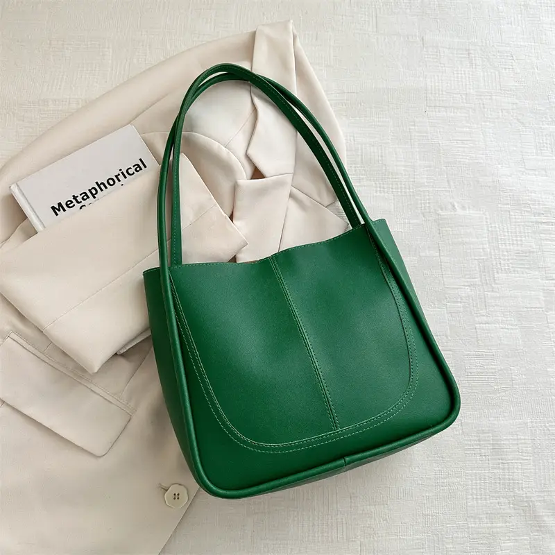 Women's Pink Leather Shoulder Bag 2024 Spring New - Image 4