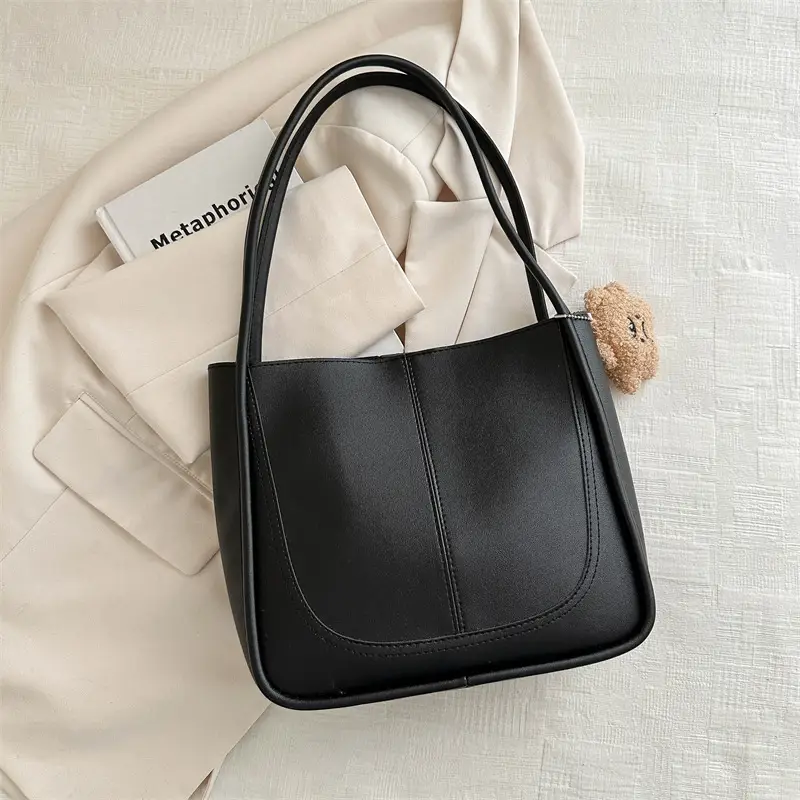 Women's Pink Leather Shoulder Bag 2024 Spring New - Image 6