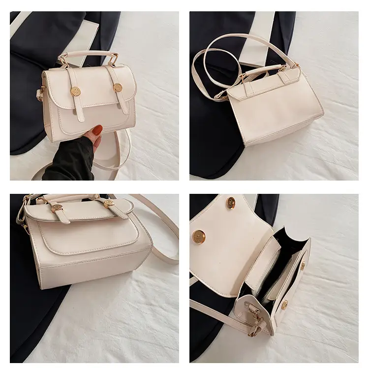 Black Retro Square Shoulder Bag 2024 Spring — feature 10