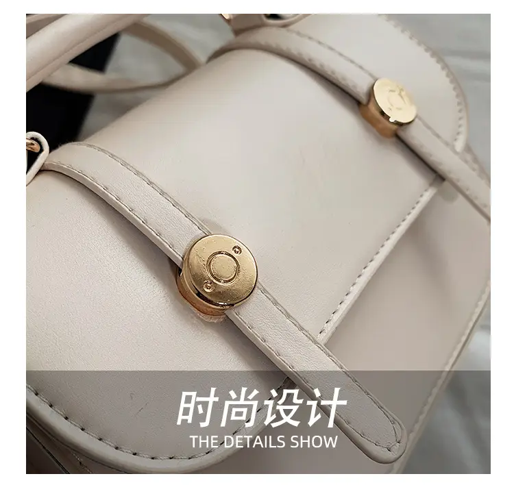 Black Retro Square Shoulder Bag 2024 Spring — feature 5