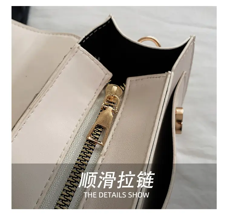 Black Retro Square Shoulder Bag 2024 Spring — feature 6