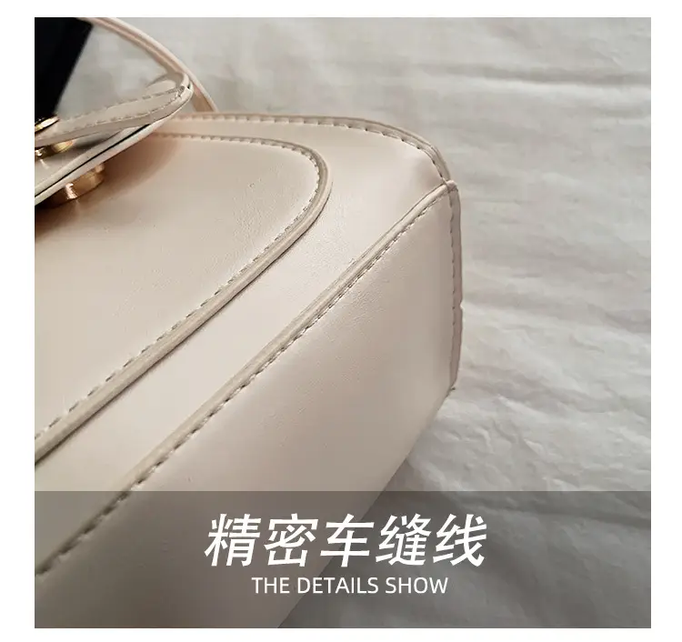 Black Retro Square Shoulder Bag 2024 Spring — feature 7