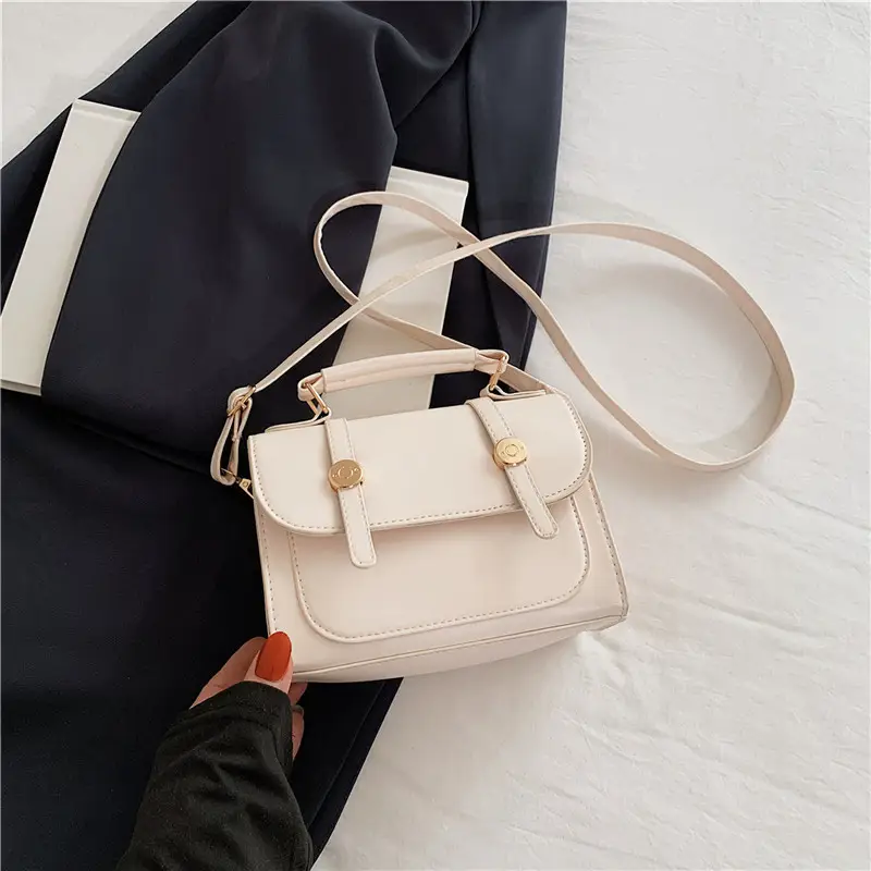 Black Retro Square Shoulder Bag 2024 Spring - Image 2
