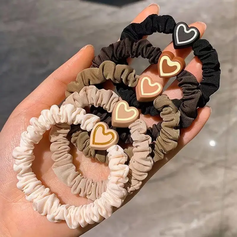 Love intestine rings [5 pieces in mixed colors]