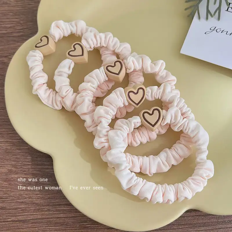 Love intestine rings [off-white 5 pieces]