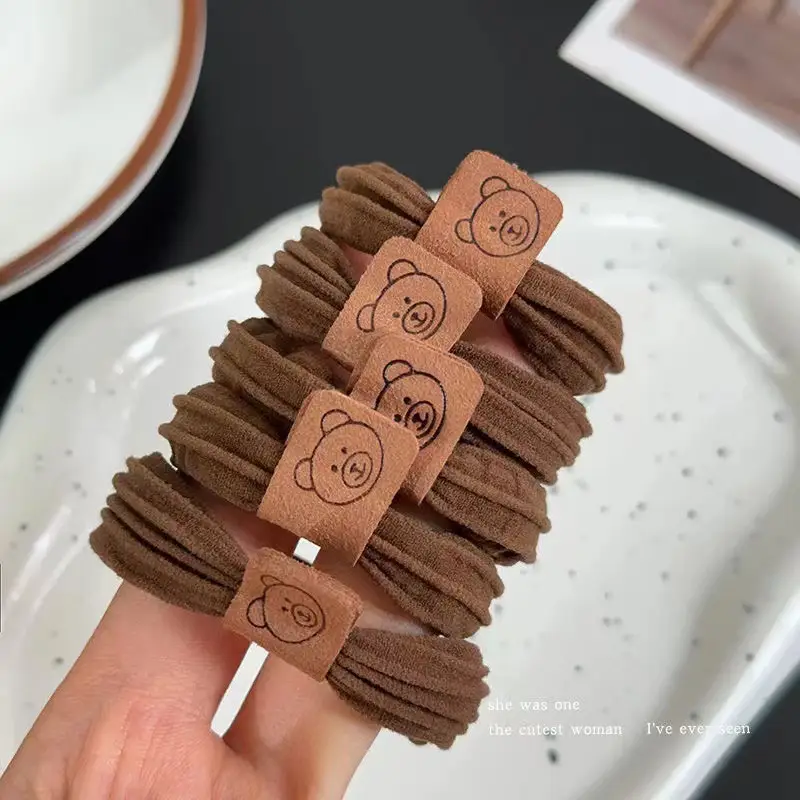 Bear rubber bands [5 light coffee]