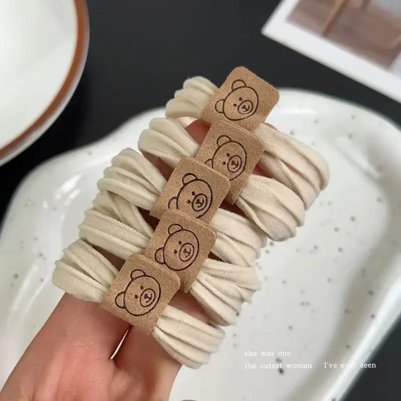 Bear rubber bands [off-white 5 pieces]
