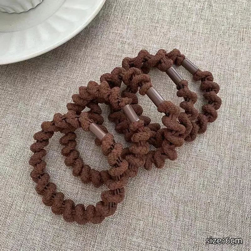 Wave hair rope [5 light coffee]