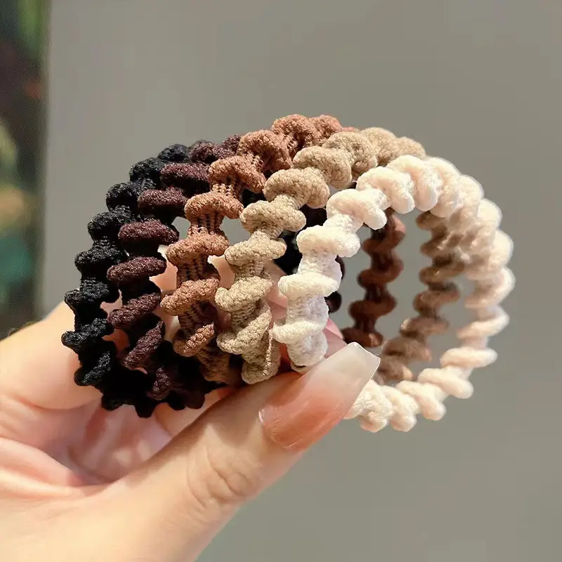 2024 New Style Braided Hair Rope with Rose Decor - Image 11