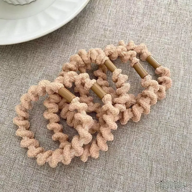 2024 New Style Braided Hair Rope with Rose Decor - Image 47