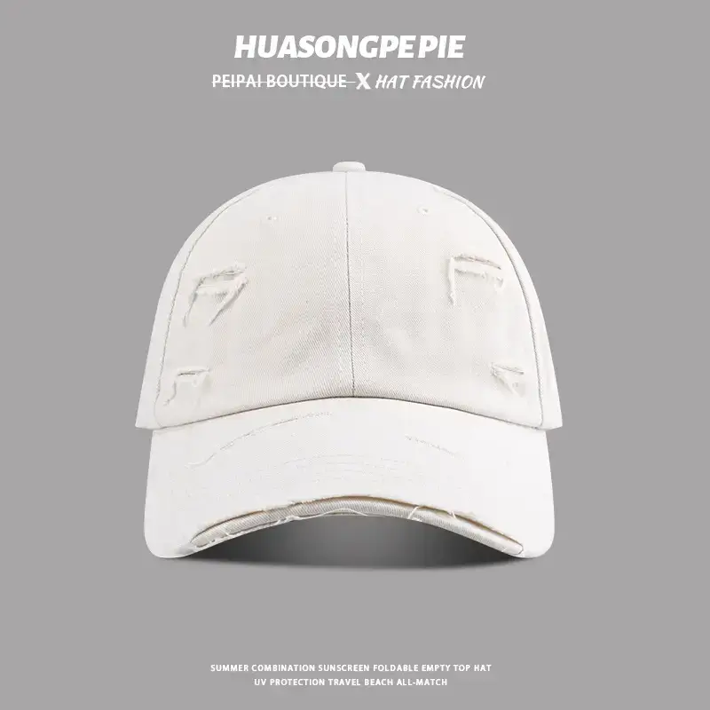 Women Black Baseball Cap Summer Retro All Match — feature 5