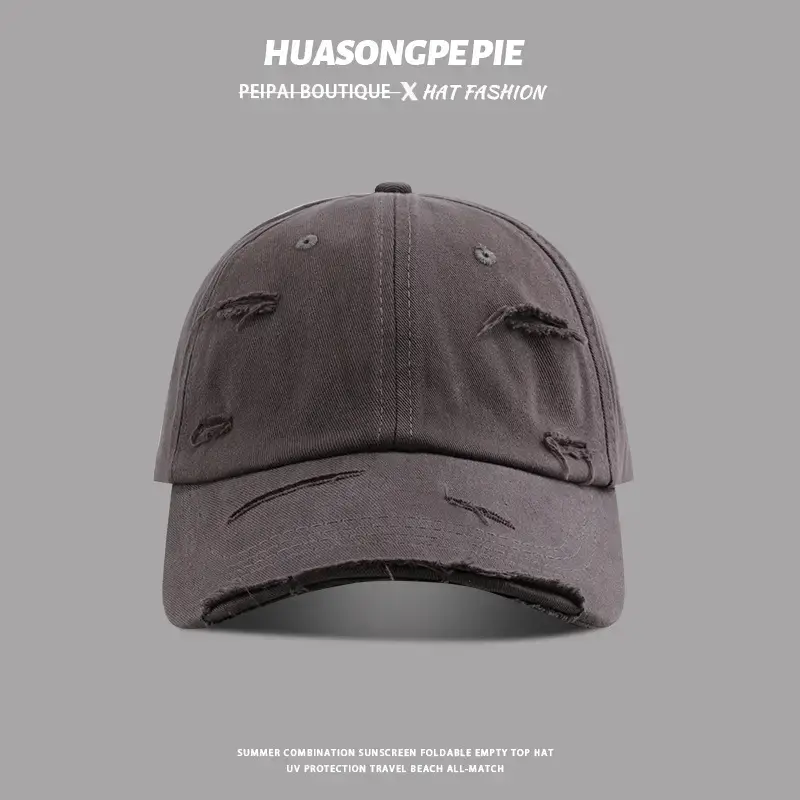 Women Black Baseball Cap Summer Retro All Match — feature 7