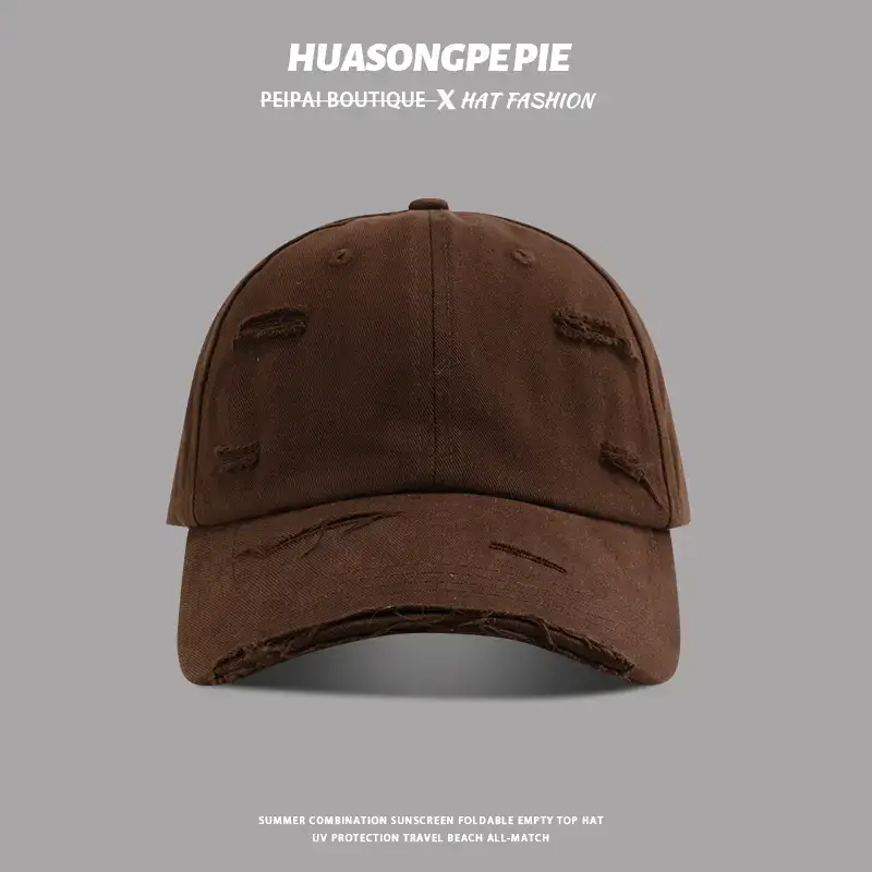 Women Black Baseball Cap Summer Retro All Match - Image 4