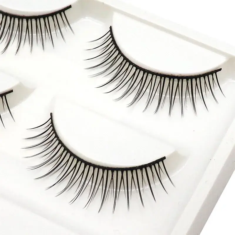 False Eyelashes for Double Eyelids Black Hard Stem — feature 7