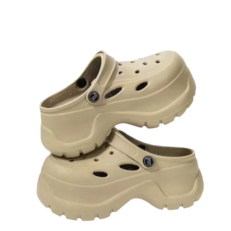 Women White Thick Sandals Summer Casual
