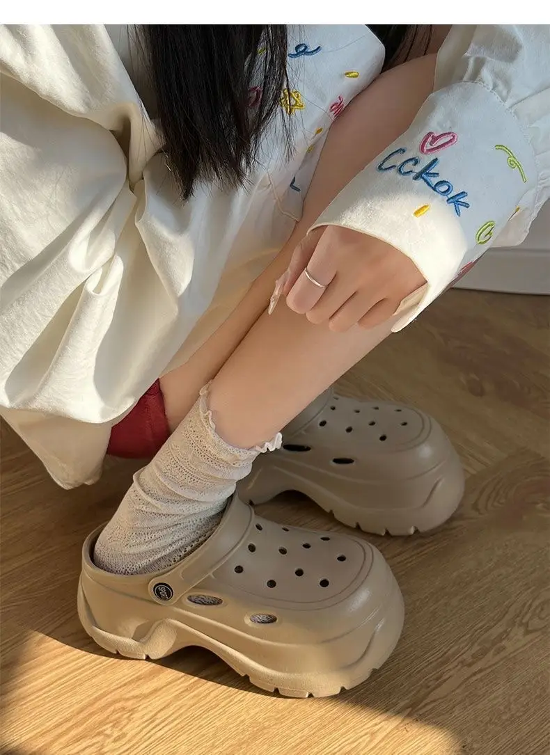 Women White Thick Sandals Summer Casual — feature 2