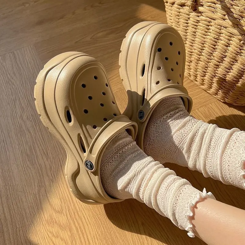 Women White Thick Sandals Summer Casual — feature 5