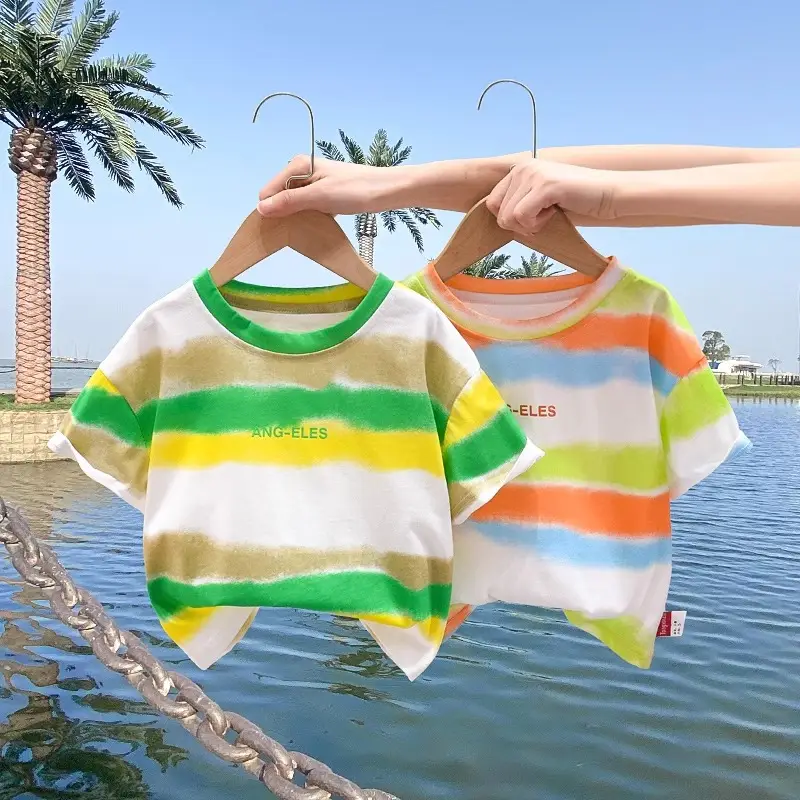 Boys Tie-Dye Cotton T-Shirt Summer 2025 - Image 3