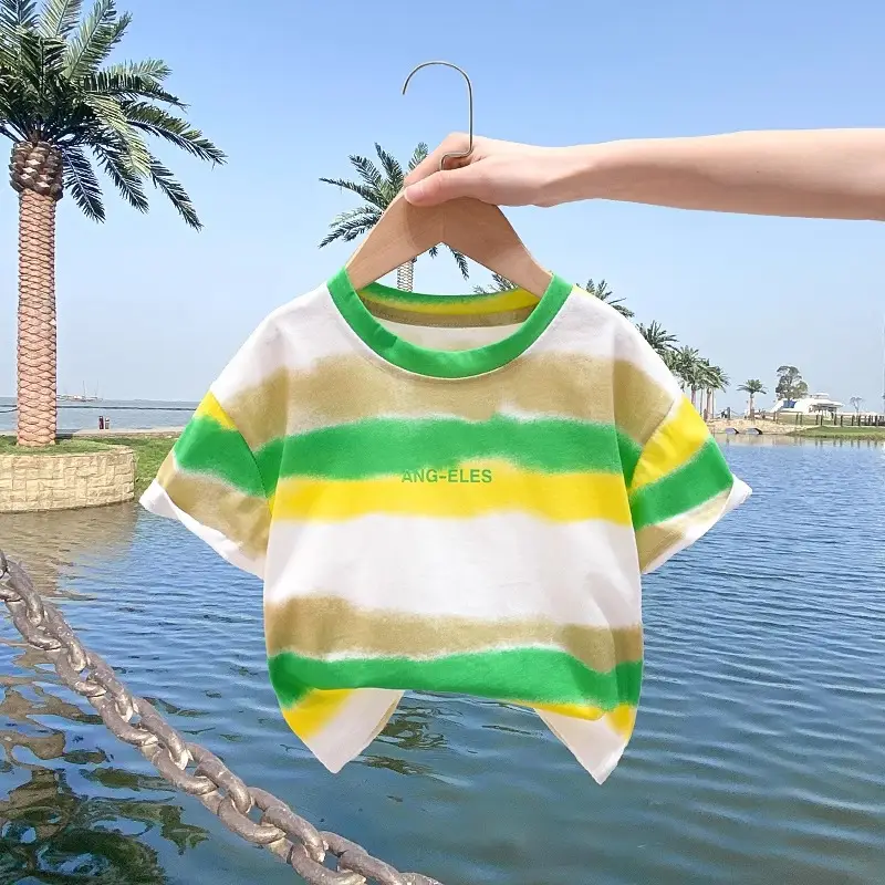 Boys Tie-Dye Cotton T-Shirt Summer 2025 - Image 2