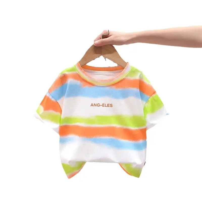 Boys Tie-Dye Cotton T-Shirt Summer 2025 - Image 5