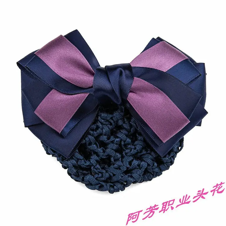 Blue Bow Hairpin with Pearl Crystal for Women — feature 7