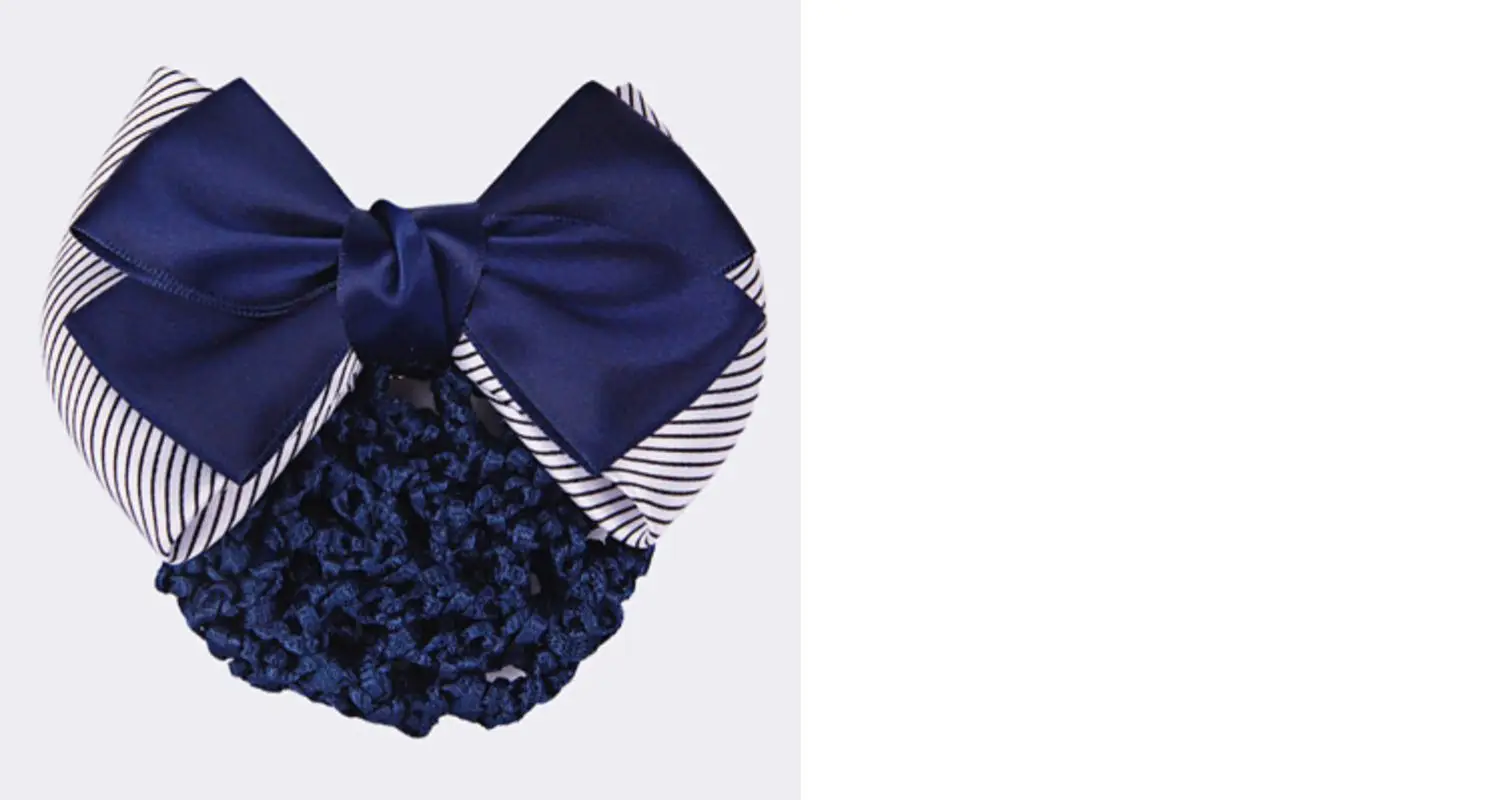 Blue Bow Hairpin with Pearl Crystal for Women — feature 9