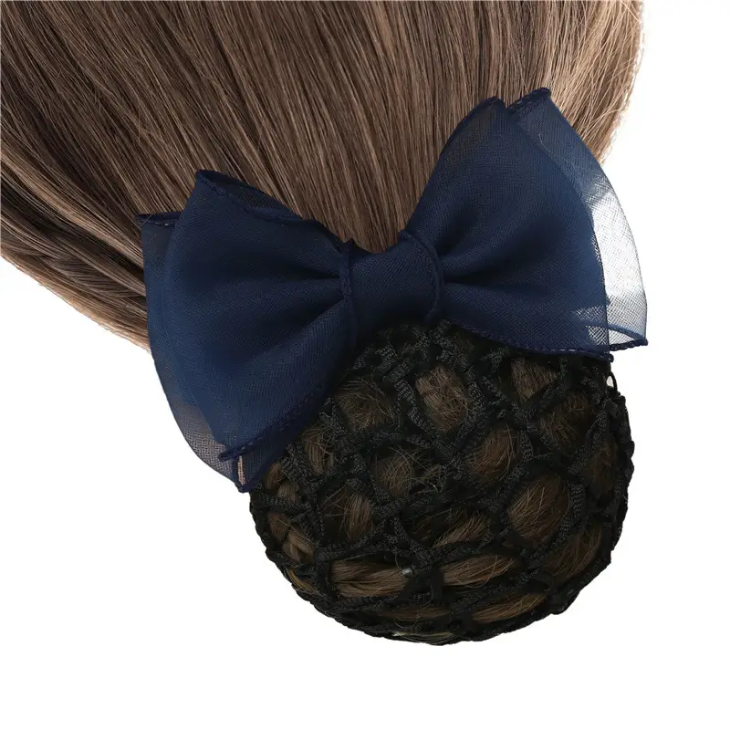 Blue Bow Hairpin with Pearl Crystal for Women - Image 19