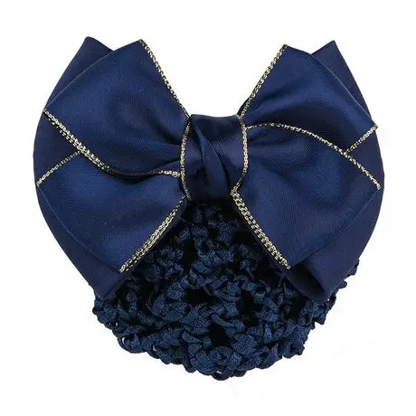 Blue Bow Hairpin with Pearl Crystal for Women - Image 2