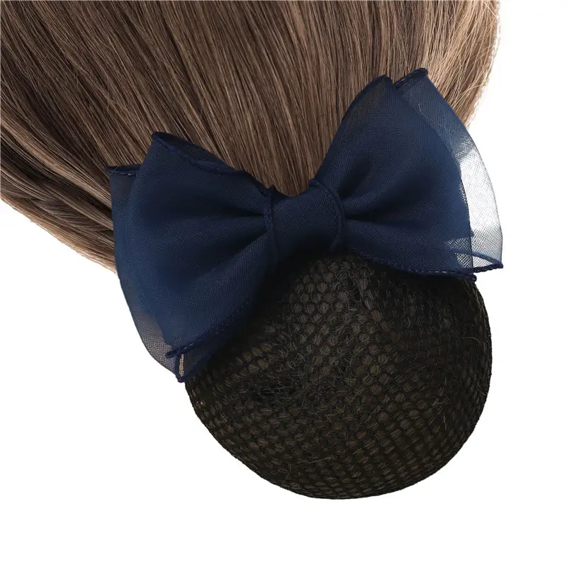 Blue Bow Hairpin with Pearl Crystal for Women - Image 20