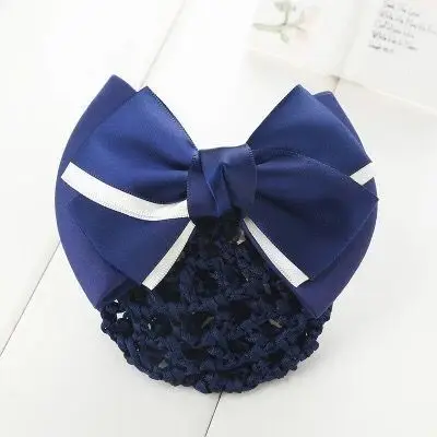 Blue Bow Hairpin with Pearl Crystal for Women - Image 30