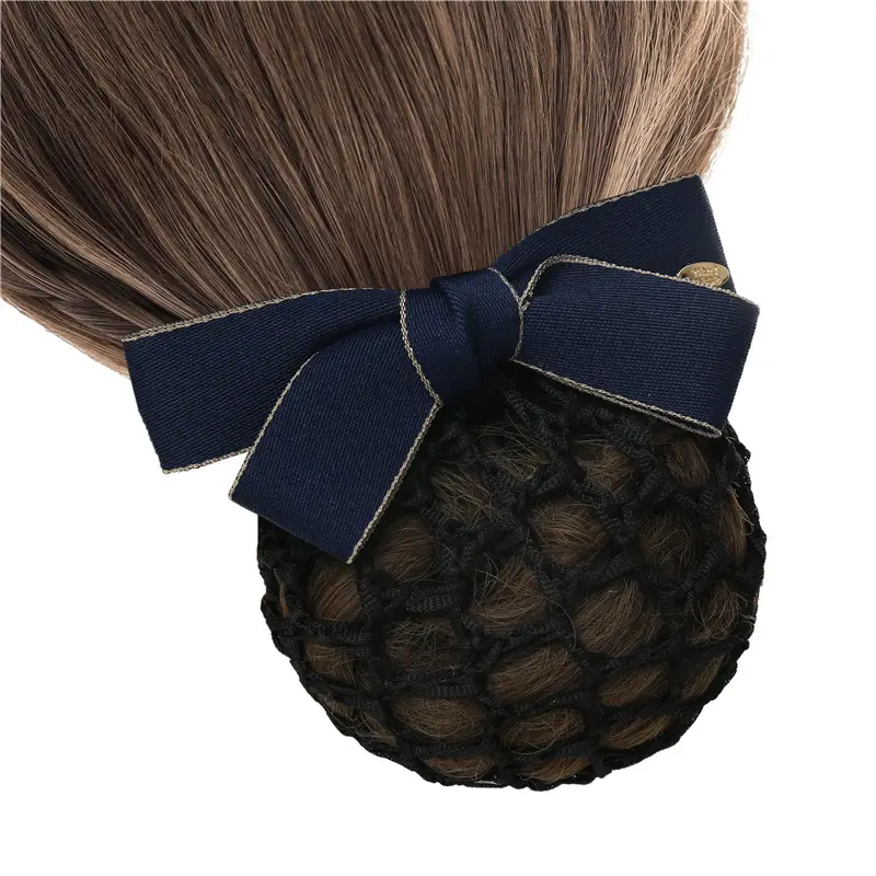 Blue Bow Hairpin with Pearl Crystal for Women - Image 45
