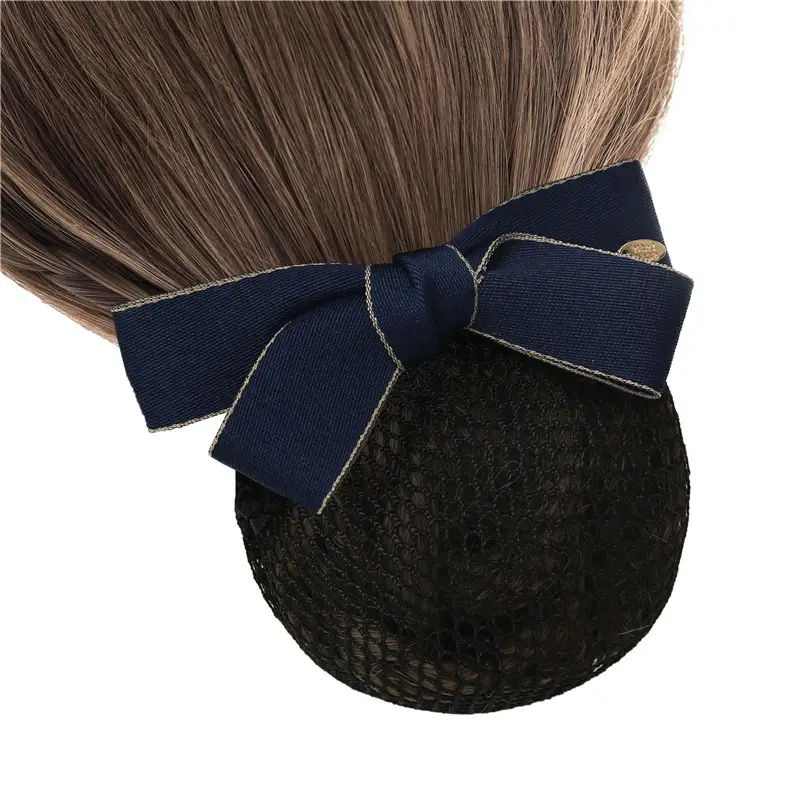 Blue Bow Hairpin with Pearl Crystal for Women - Image 46