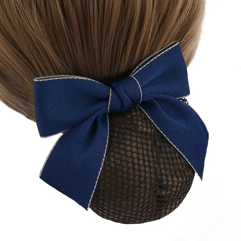 Blue Bow Hairpin with Pearl Crystal for Women - Image 49