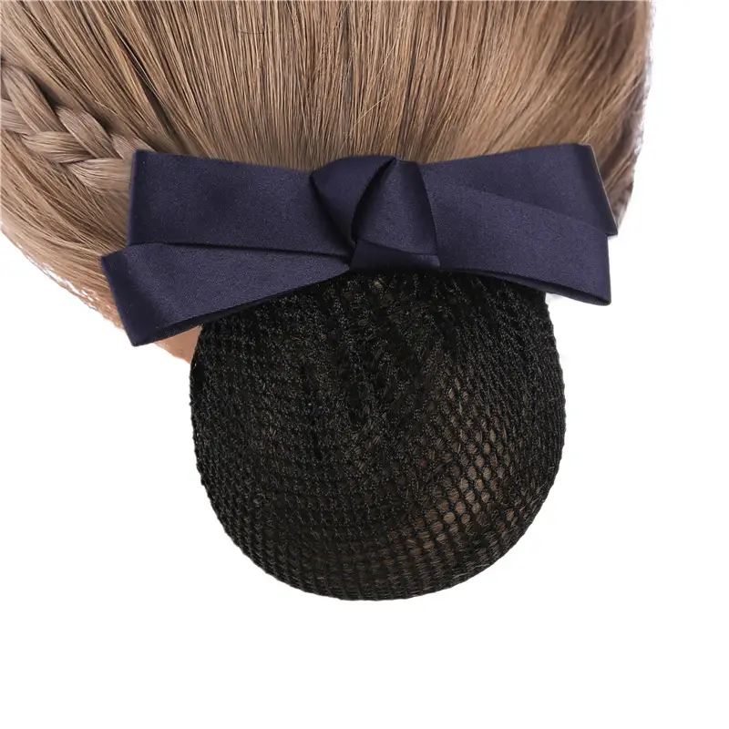 Blue Bow Hairpin with Pearl Crystal for Women - Image 8