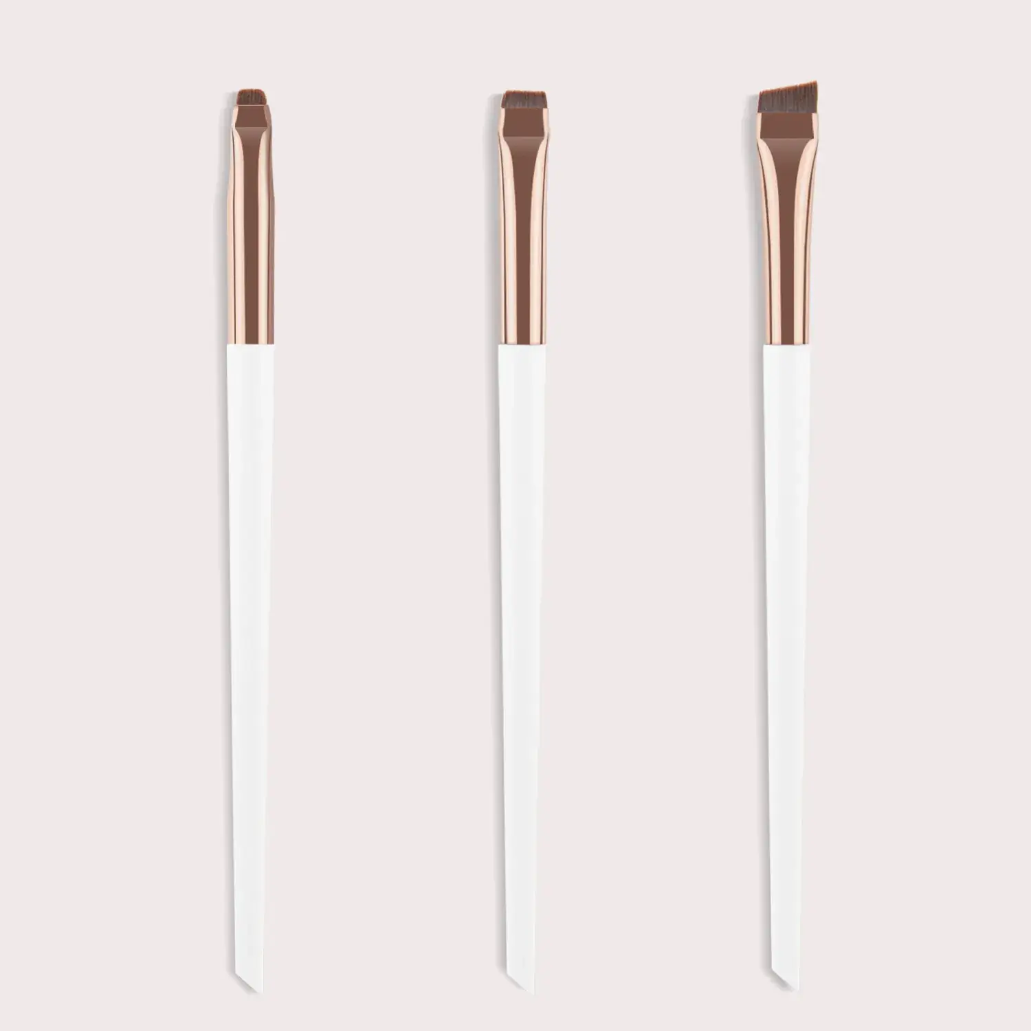 3 Pack Makeup Brushes Set Eyeliner & Eyeshadow - Image 5