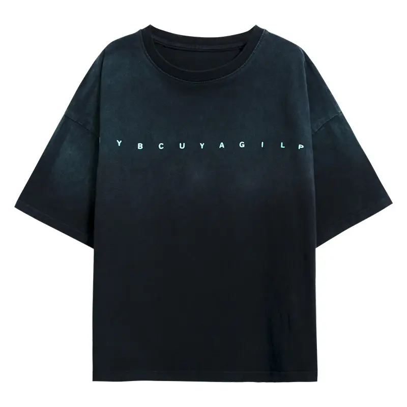 Boys Cotton T-Shirt Gradient Blue 2025 New Arrival - Image 6