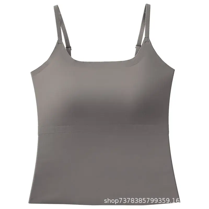 Women's Black Camisole with Full Coverage Bra Pads Large Bust Smaller - Image 4