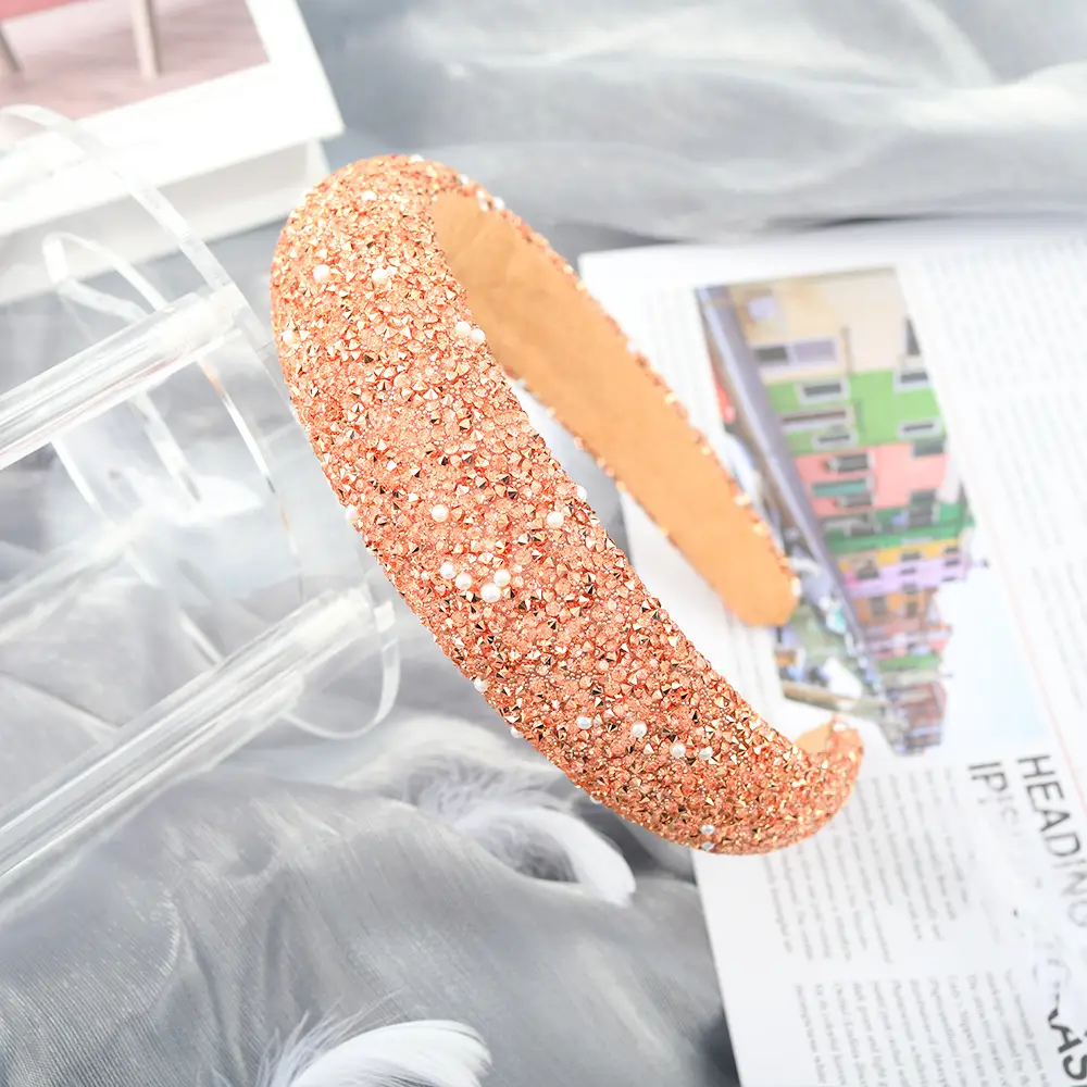 Starry Sky Full Diamond Pearl Headband for Women - Image 9