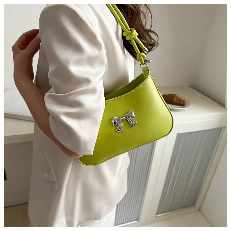 Black Bow Shoulder Bag for Women 2024 Spring Summer — feature 15